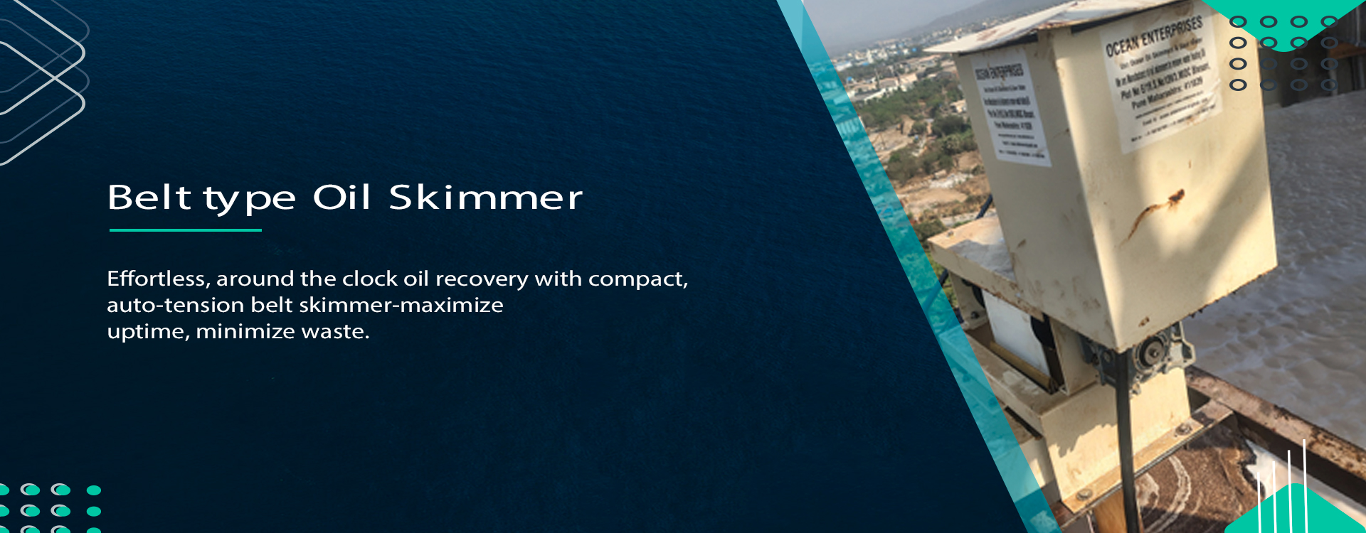 Belt type Oil Skimmer