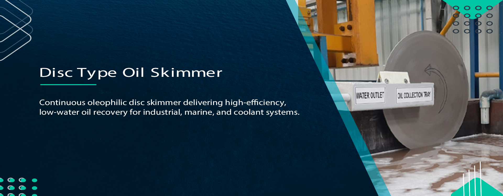 Disc Type Oil Skimmer