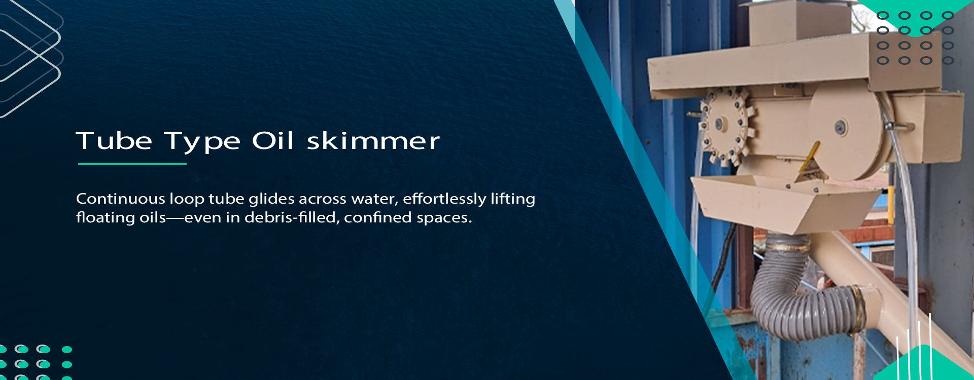 Tube Type Oil skimmer